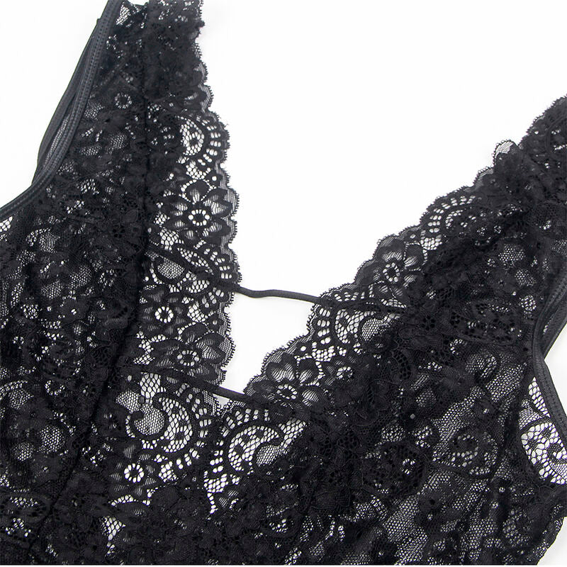 SUBBLIME - 954390 BODY SEXY CON CINTURA REGGICALZE NERO L/XL – Body – foto 8