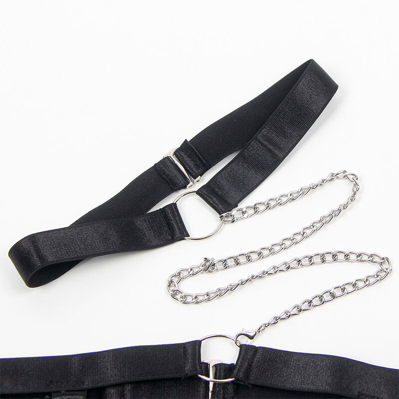 SUBBLIME - 954390 BODY SEXY CON CINTURA REGGICALZE NERO L/XL – Body – foto 9