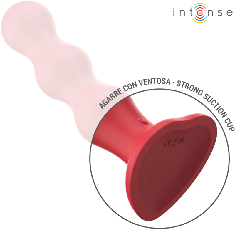 INTENSE - CODY VIBRATORE CON VENTOSA TELECOMANDO ROSSO – Telecomando – foto 5