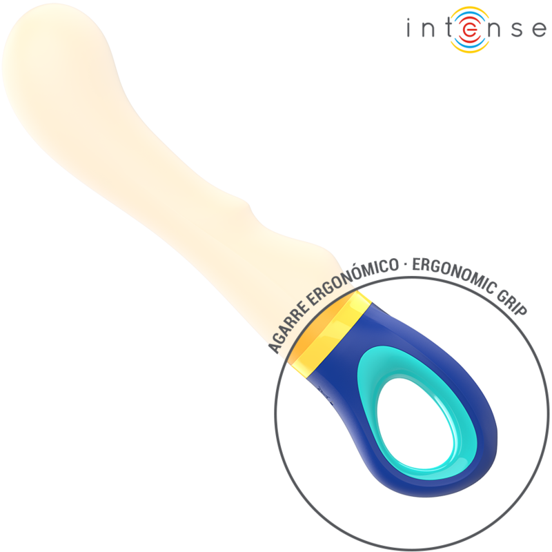 INTENSO - VIBRATORE PUNTO G SHAGGY GIALLO – Vibratori a punto G – foto 4