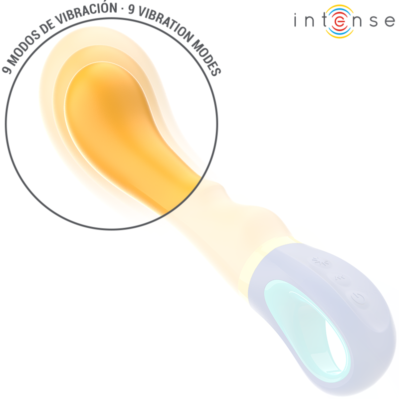 INTENSO - VIBRATORE PUNTO G SHAGGY GIALLO – Vibratori a punto G – foto 3