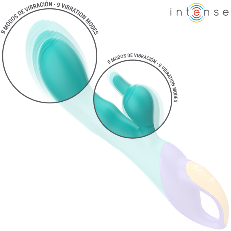 INTENSE - FRED VIBRATORE RABBIT BLU – Vibratori di coniglio – foto 3