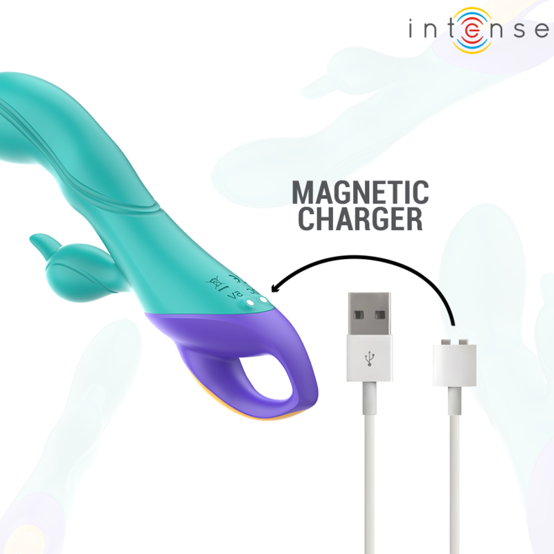 INTENSE - FRED VIBRATORE RABBIT BLU – Vibratori di coniglio – foto 5