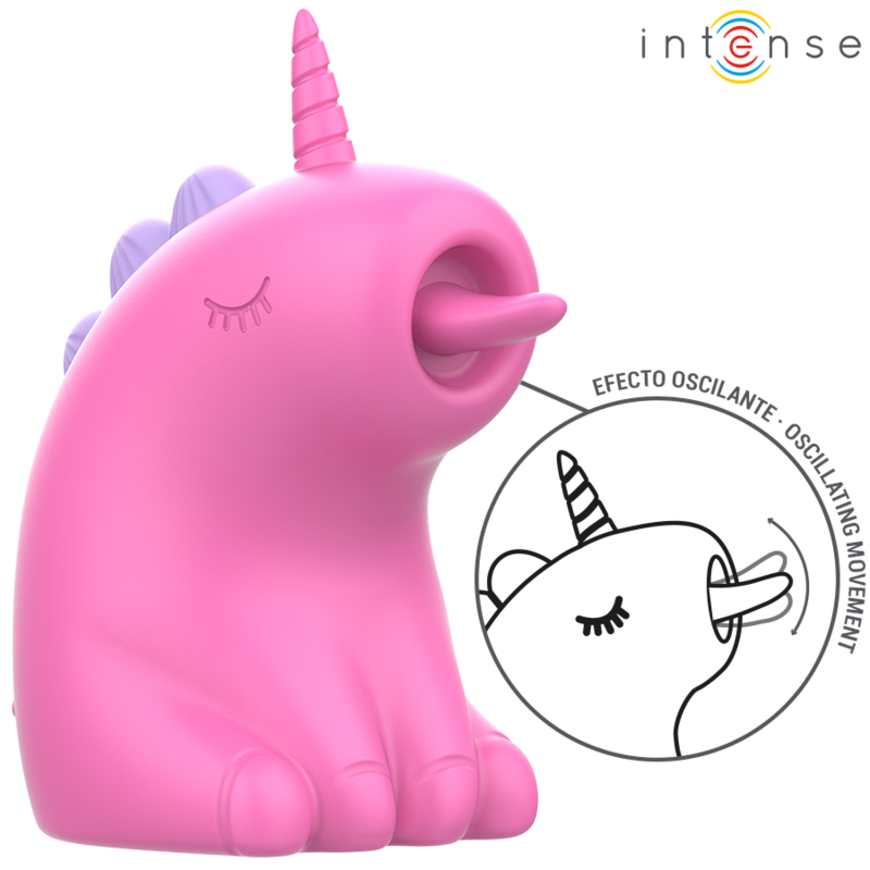 INTENSE - PINKIE STIMOLATORE LINGUALE ROTANTE A 360° – Per il clitoride