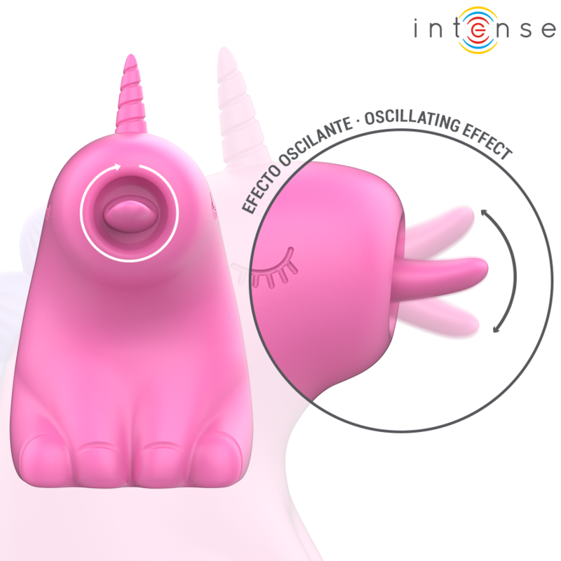 INTENSE - PINKIE STIMOLATORE LINGUALE ROTANTE A 360° – Per il clitoride – foto 4