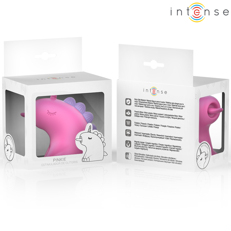 INTENSE - PINKIE STIMOLATORE LINGUALE ROTANTE A 360° – Per il clitoride – foto 6