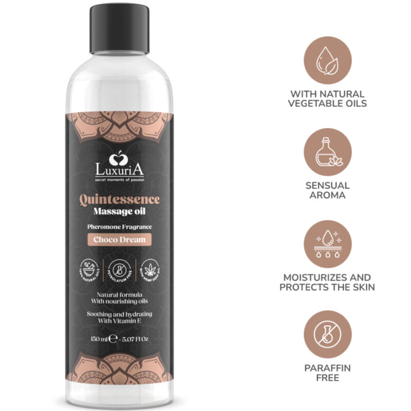 INTIMATELINE LUXURIA - OLIO MASSAGGIO CIOCCOLATO 150 ML – Oli Aromatizzati – foto 4