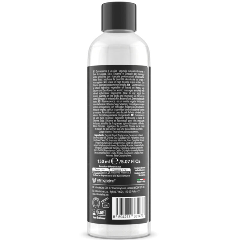 INTIMATELINE LUXURIA - OLIO MASSAGGIO BACCHE 150 ML – Oli Aromatizzati – foto 3