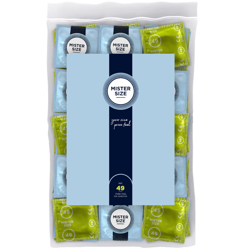 MISTER SIZE - PRESERVATIVO TAGLIA S 49 MM (100 UNITÀ) – Scatole da 30 a 288