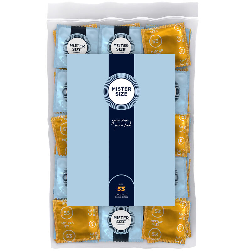 MISTER SIZE - PRESERVATIVO TAGLIA M 53 MM (100 UNITÀ) – Scatole da 30 a 288