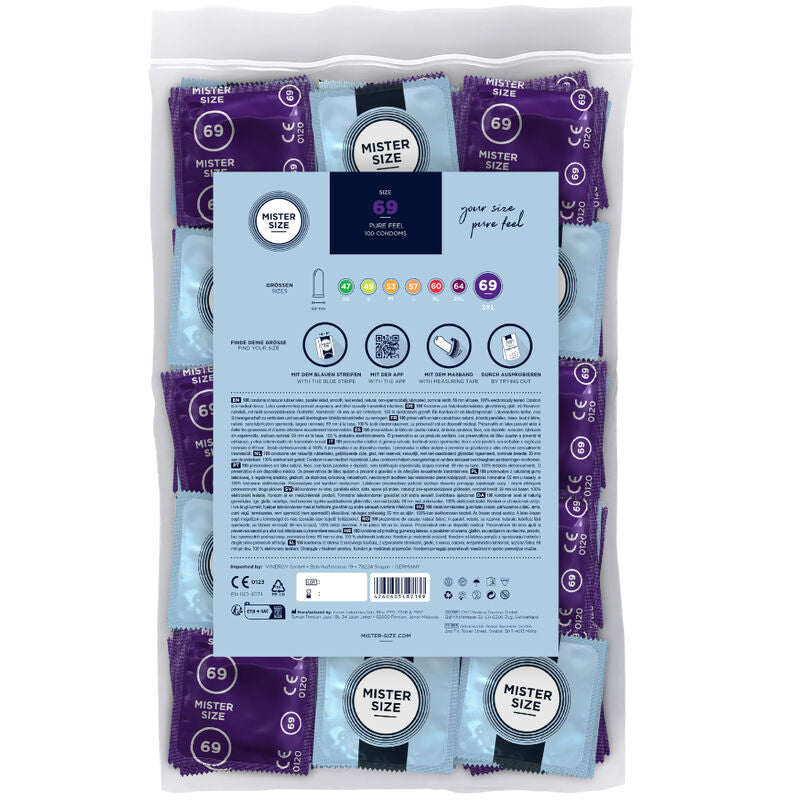 MISTER SIZE - PRESERVATIVI TAGLIA XXXL 69 MM (100 UNITÀ) – Scatole da 30 a 288 – foto 2