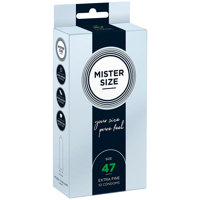 MISTER SIZE - PRESERVATIVI TAGLIA XS 47 MM (10 UNITÀ) – Scatole da 4 a 24