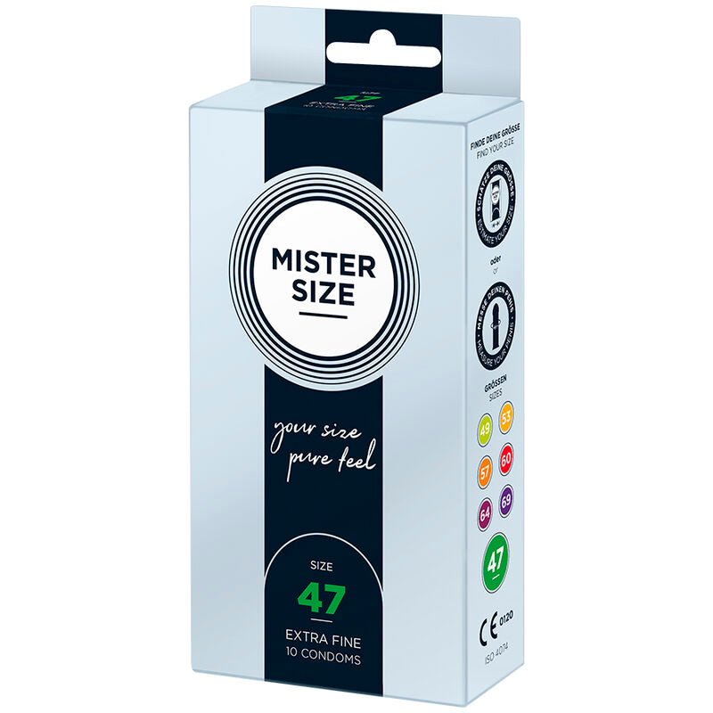 MISTER SIZE - PRESERVATIVI TAGLIA XS 47 MM (10 UNITÀ) – Scatole da 4 a 24 – foto 2