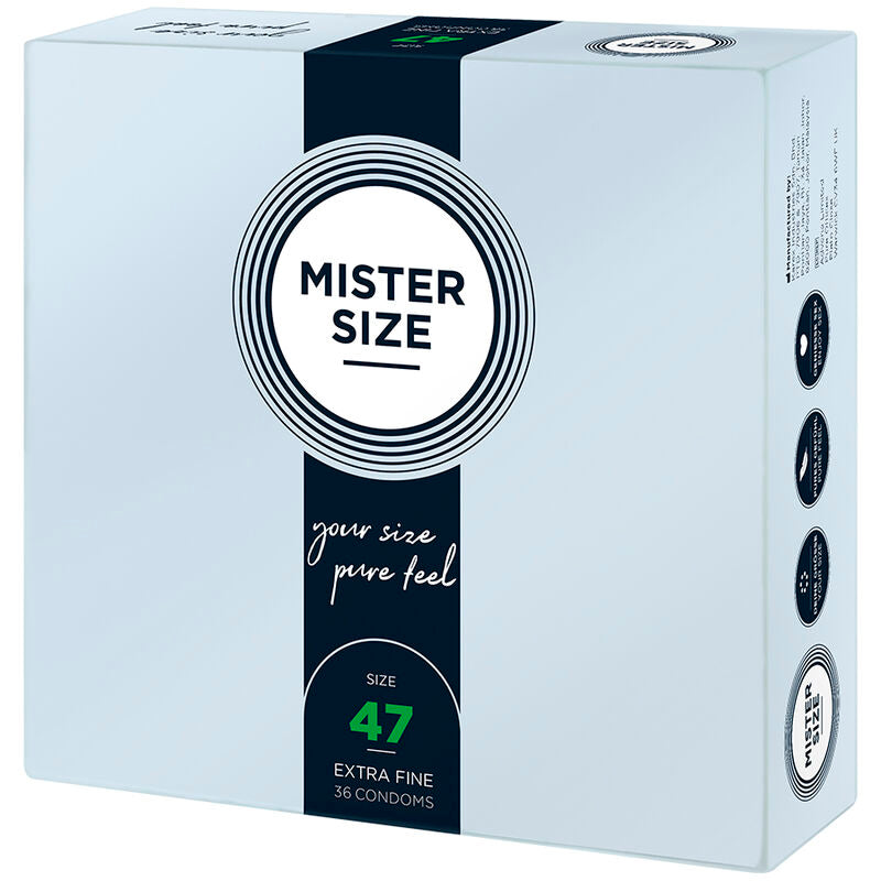 MISTER SIZE - PRESERVATIVI TAGLIA XS 47 MM (36 UNITÀ) – Scatole da 30 a 288 – foto 2