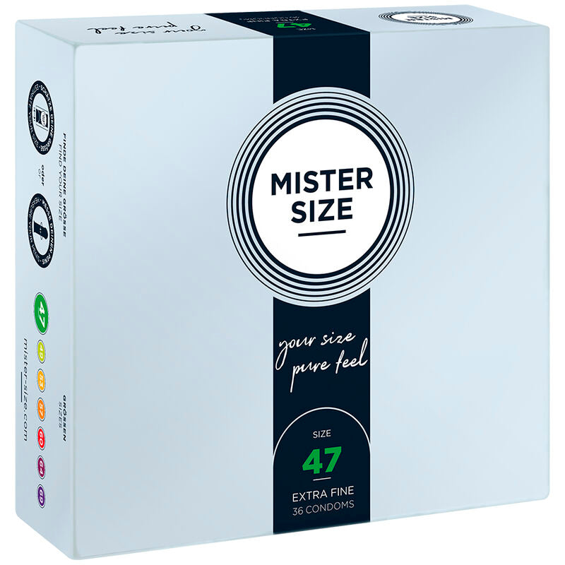 MISTER SIZE - PRESERVATIVI TAGLIA XS 47 MM (36 UNITÀ) – Scatole da 30 a 288