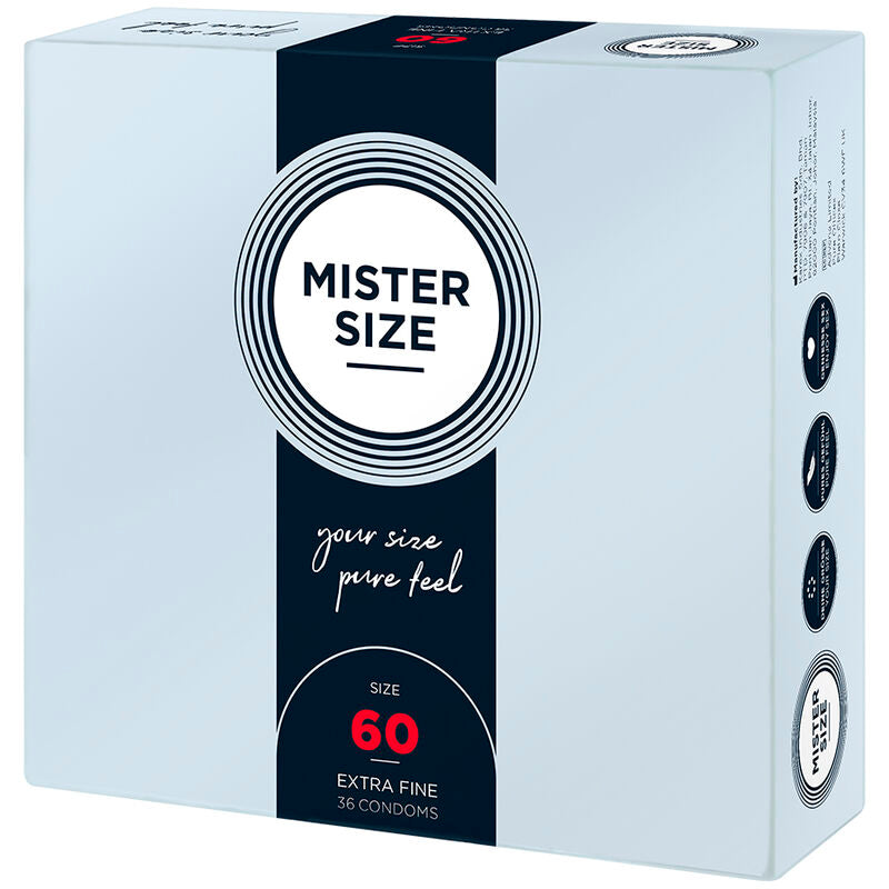 MISTER SIZE - PRESERVATIVO TAGLIA XL 60 MM (36 UNITÀ) – Scatole da 30 a 288 – foto 2