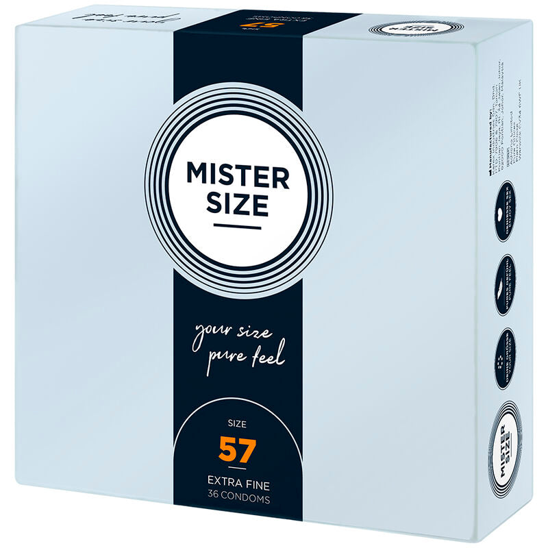 MISTER SIZE - PRESERVATIVO TAGLIA L 57 MM (36 UNITÀ) – Scatole da 30 a 288 – foto 2