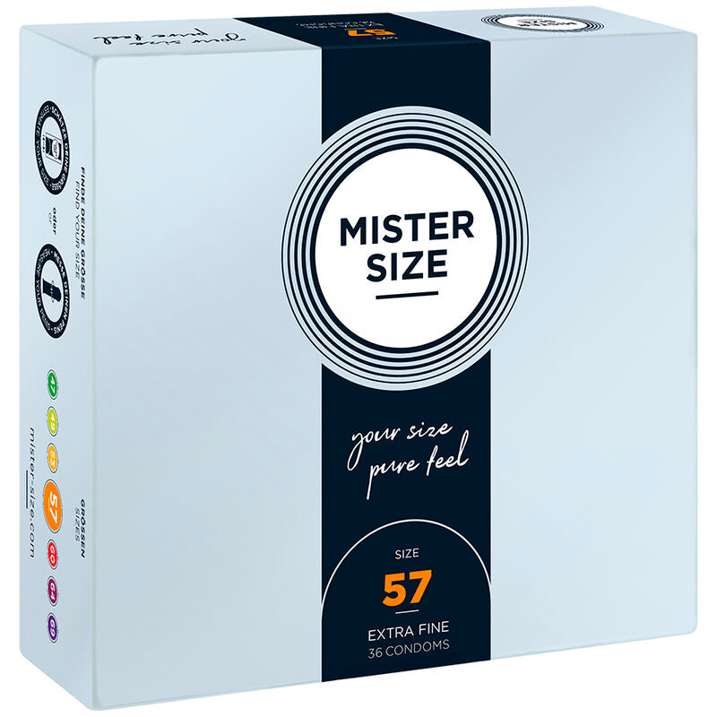 MISTER SIZE - PRESERVATIVO TAGLIA L 57 MM (36 UNITÀ) – Scatole da 30 a 288
