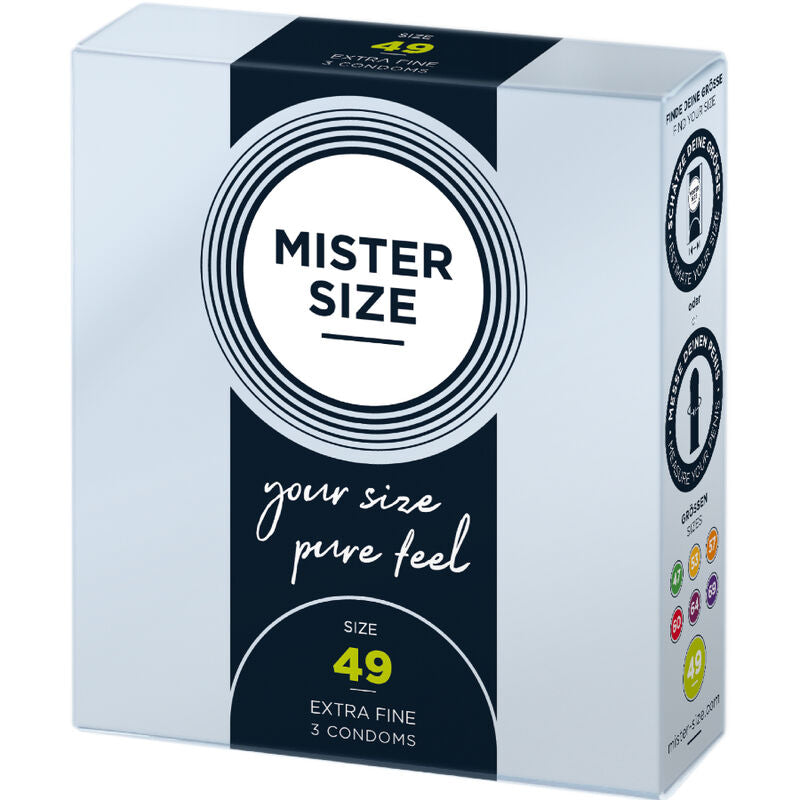 MISTER SIZE - PRESERVATIVO TAGLIA S 49 MM (3 UNITÀ) – Kartons mit 3 Stück – foto 2