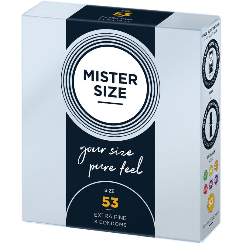 MISTER SIZE - PRESERVATIVO TAGLIA M 53 MM (3 UNITÀ) – Kartons mit 3 Stück – foto 2