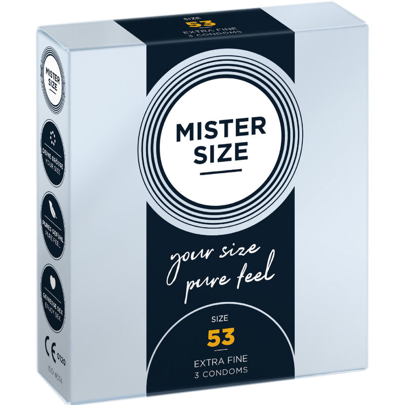 MISTER SIZE - PRESERVATIVO TAGLIA M 53 MM (3 UNITÀ) – Kartons mit 3 Stück