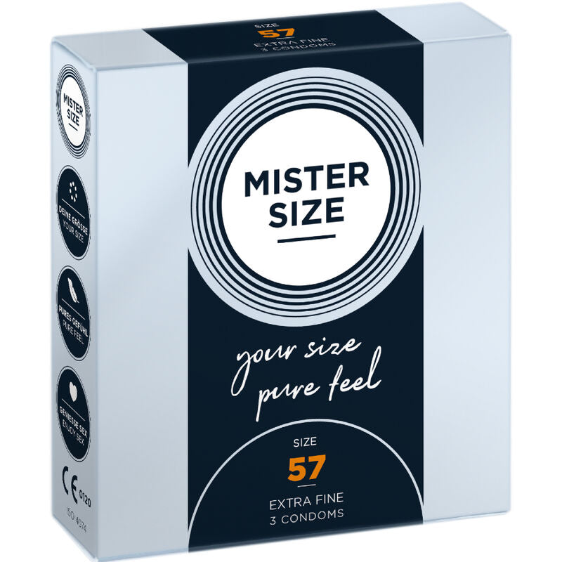 MISTER SIZE - PRESERVATIVO TAGLIA L 57 MM (3 UNITÀ) – Kartons mit 3 Stück