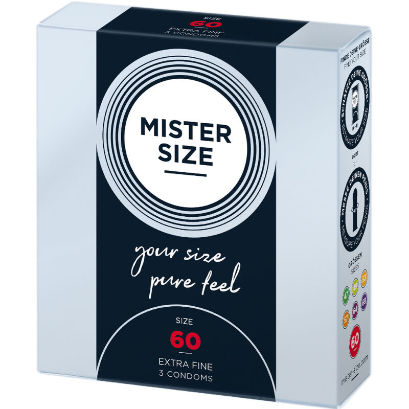 MISTER SIZE - PRESERVATIVO TAGLIA XL 60 MM (3 UNITÀ) – Kartons mit 3 Stück – foto 2