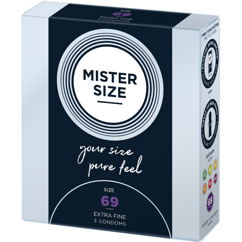 MISTER SIZE - PRESERVATIVI TAGLIA XXXL 69 MM (3 UNITÀ) – Kartons mit 3 Stück – foto 2