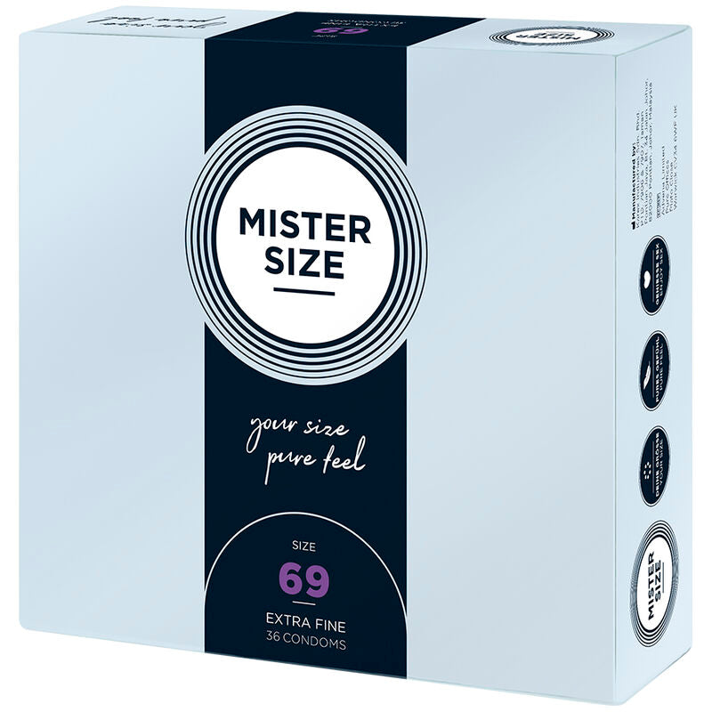 MISTER SIZE - PRESERVATIVI TAGLIA XXXL 69 MM (36 UNITÀ) – Scatole da 30 a 288 – foto 2