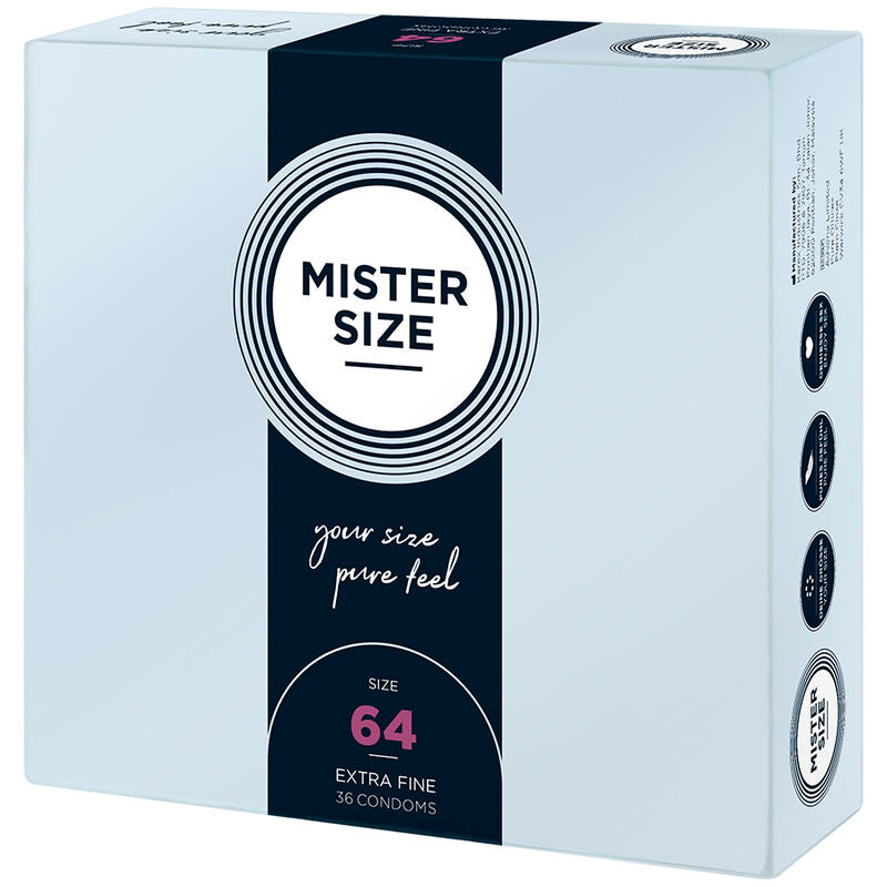 MISTER SIZE - PRESERVATIVI TAGLIA XXL 64 MM (36 UNITÀ) – Scatole da 30 a 288 – foto 2