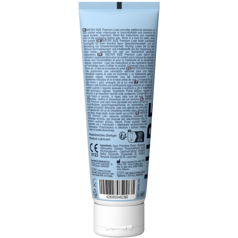 MISTER SIZE - LUBRIFICANTE PREMIUM 100 ML – A base d'acqua – foto 2