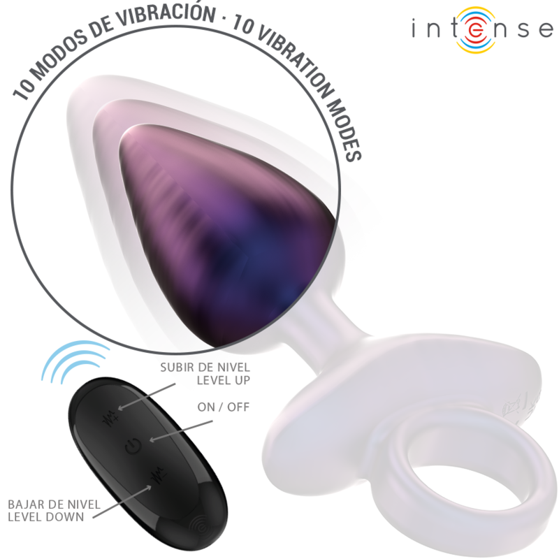 INTENSE - MICHAEL VIBRANTE ANAL PLUG MODELLO 2 TELECOMANDO – Tappi anali – foto 4