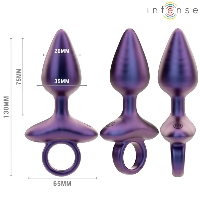 INTENSE - MICHAEL VIBRANTE ANAL PLUG MODELLO 2 TELECOMANDO – Tappi anali – foto 3
