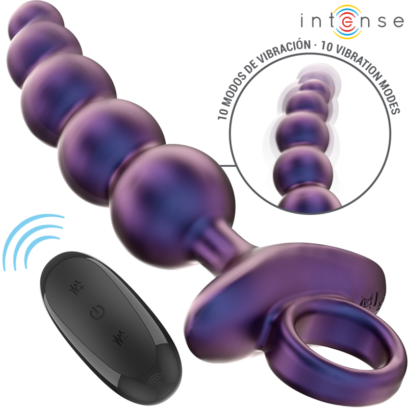 INTENSE - TITO VIBRANTE ANAL PLUG MODELLO 3 TELECOMANDO – Vibratori anali – foto 2