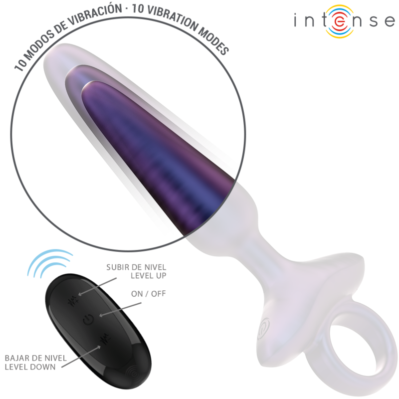 INTENSE - MARLON VIBRANTE ANAL PLUG MODELLO 4 TELECOMANDO – Tappi anali – foto 4
