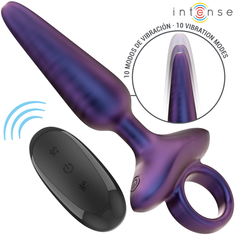INTENSE - MARLON VIBRANTE ANAL PLUG MODELLO 4 TELECOMANDO – Tappi anali – foto 2