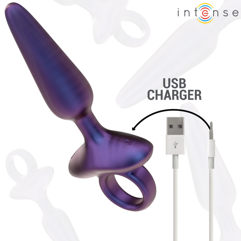 INTENSE - MARLON VIBRANTE ANAL PLUG MODELLO 4 TELECOMANDO – Tappi anali – foto 7