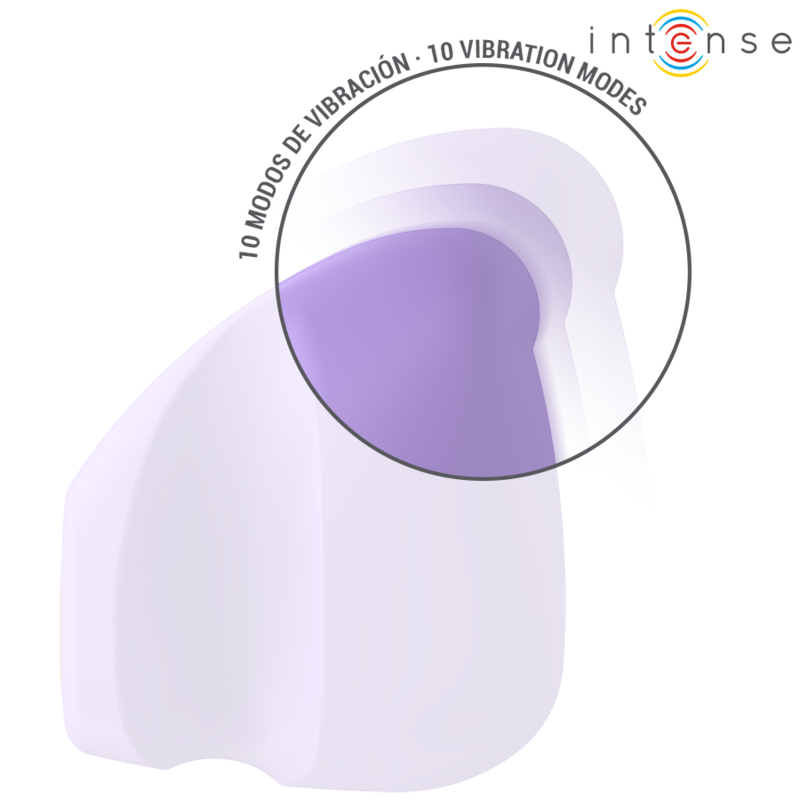 INTENSE - URSULA STIMOLATORE 10 VIBRAZIONI VIOLA – Per il clitoride – foto 4