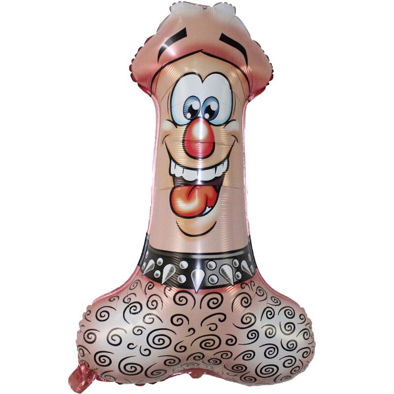 DIABLO PICANTE - PALLONCINO PER FESTE A FORMA DI PENE SADO – Giochi di addio singoli