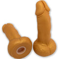 DIABLO PICANTE - SALVADANAIO A FORMA DI PENE 22,5 CM ORO – Giochi di addio singoli