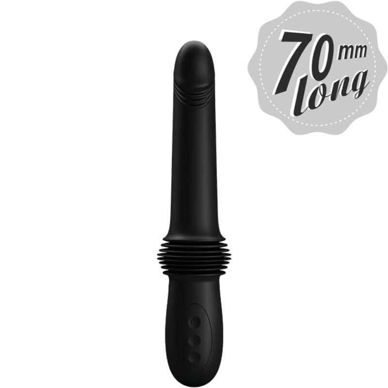 PRETTY LOVE - VIBRATORE PAZUZU 3 MODALITÀ DI SPINTA NERO – Vibratori HI-TECH