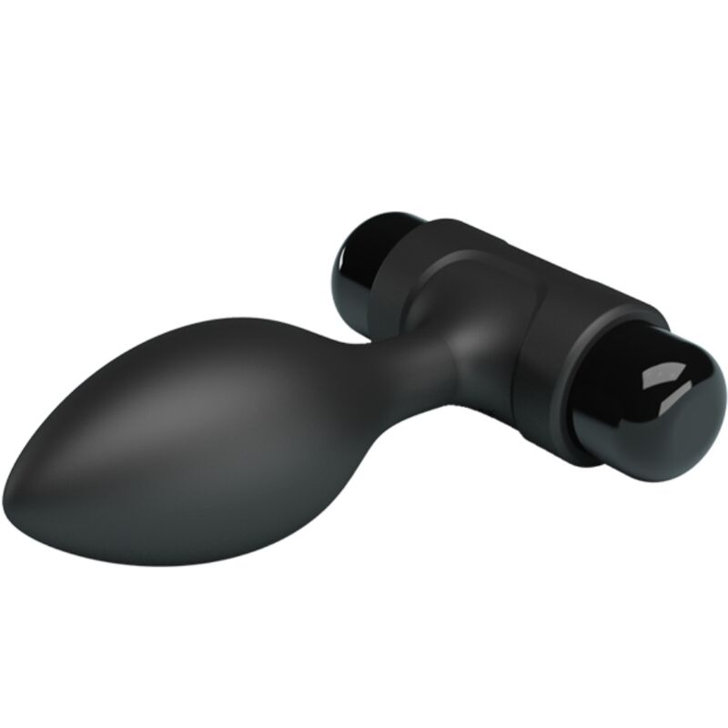 PRETTY LOVE - VIBRA BUTT 10 VIBRAZIONI PLUG ANALE NERO – Tappi anali – foto 3