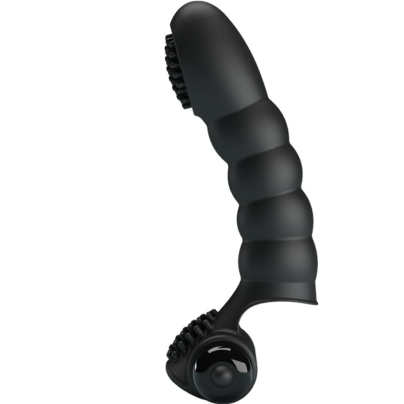 PRETTY LOVE - VIBRATORE DA DITA ALEXANDER 10 VIBRAZIONI NERO – Vibratori da dito