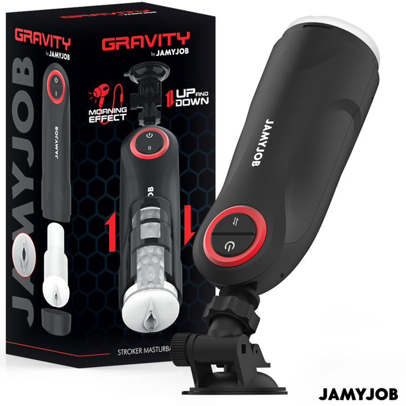 JAMYJOB - MASTURBATORE VAGINALE AUTOMATICO A GRAVITÀ 5 MODALITÀ DI ASPIRAZIONE – Vagine con vibrazione