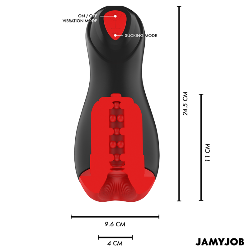 JAMYJOB - MASTURBATORE AUTOMATICO CORE-X 5 MODALITÀ DI ASPIRAZIONE E VIBRAZIONE – Masturbatore automatico – foto 3