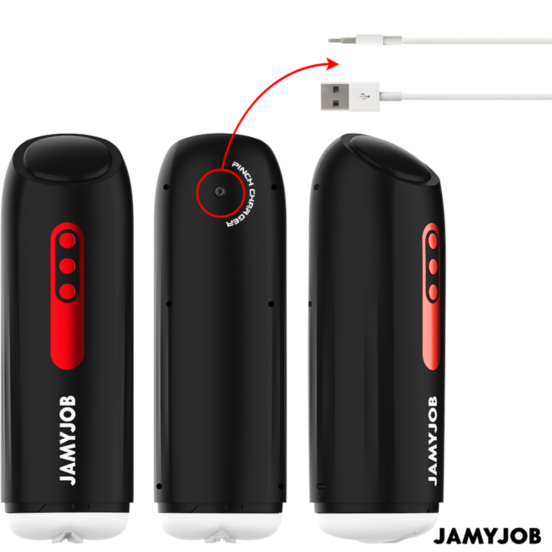 JAMYJOB - MASTURBATORE VAGINALE AUTOMATICO PHANTOM 5 MODALITÀ DI ASPIRAZIONE E SPINTA – Vagine con vibrazione – foto 6