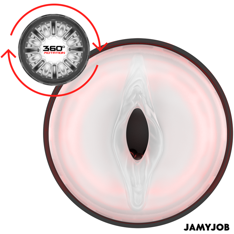 JAMYJOB - MASTURBATORE VAGINA AUTOMATICO CYCLONE 10 MODALITÀ DI ROTAZIONE E SPINTA – Vagine con vibrazione – foto 6