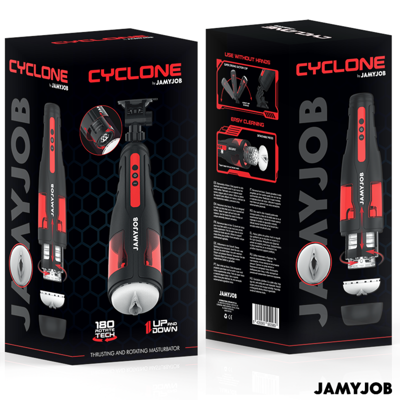 JAMYJOB - MASTURBATORE VAGINA AUTOMATICO CYCLONE 10 MODALITÀ DI ROTAZIONE E SPINTA – Vagine con vibrazione – foto 7