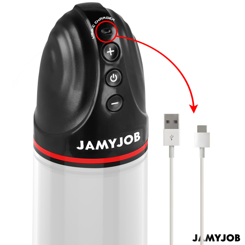 JAMYJOB - POMPA AUTOMATICA XPAND 3 LIVELLI DI ASPIRAZIONE GRIGIA – Pompa per l'ingrandimento del pene – foto 4