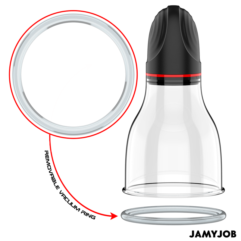 JAMYJOB - POMPA AUTOMATICA PER TESTICOLI XPAND LITE 3 LIVELLI DI ASPIRAZIONE GRIGIA – Pompa per l'ingrandimento del pene – foto 6